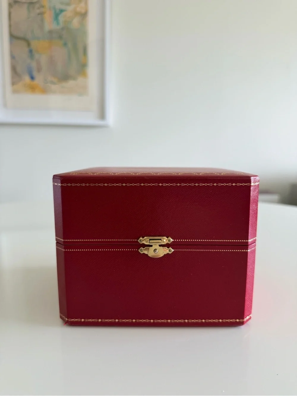 Cartier Red Watch Presentation Watch